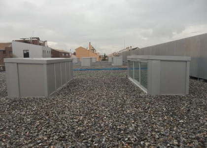Impermeabilización de cubierta de Centro Médico Albayda en Granada