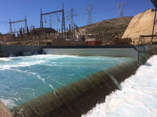 Regeneración de hormigón en cámaras de rotura, en Endesa ( Almería )